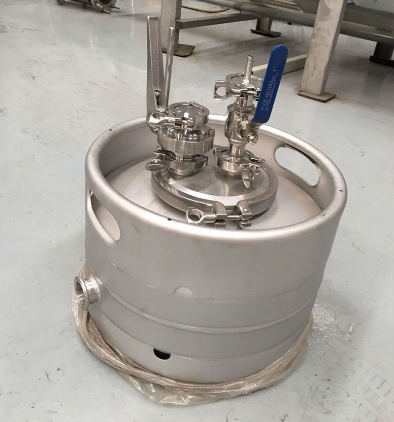 How to do in-line yeast pitching during beer brewing